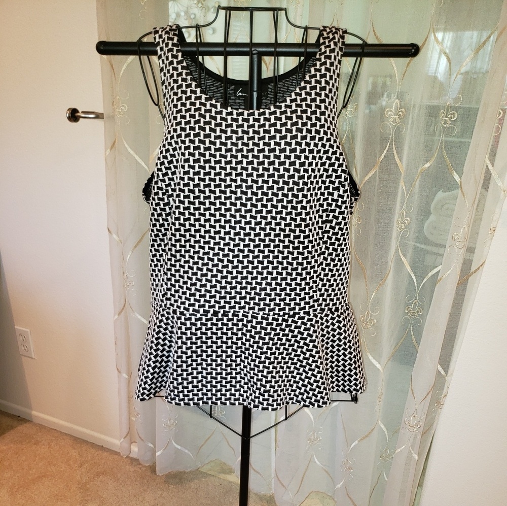 Lane Bryant Sleeveless Peplum Top